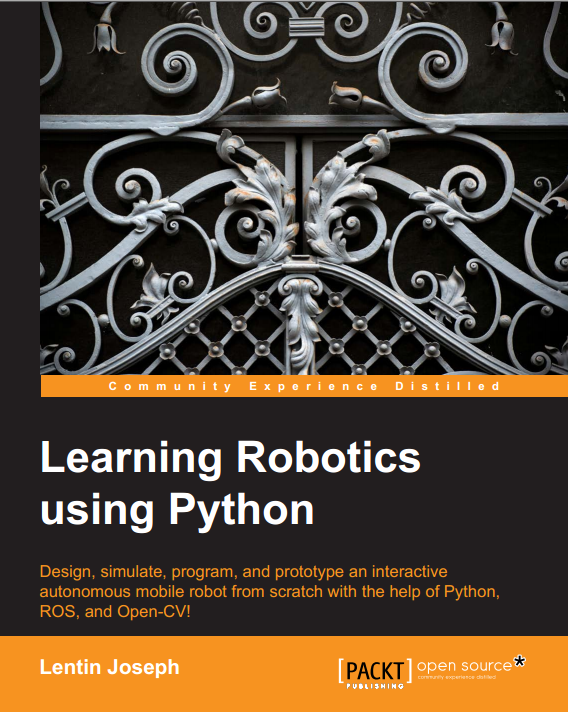 My new book : Learning Robotics using Python
